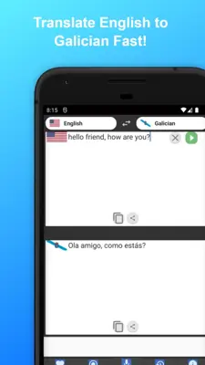 English to Galician Translator android App screenshot 0